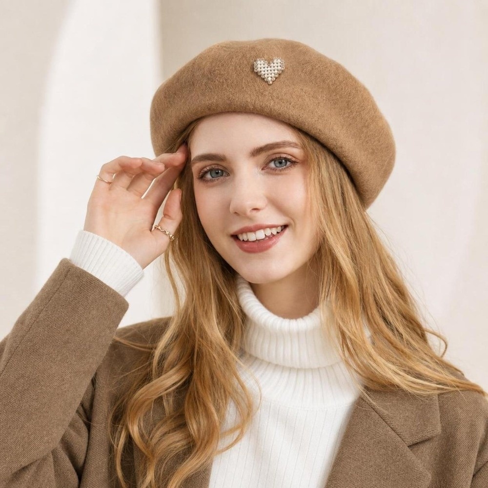 Fashion Warm Winter Wool Beret - Beret French Wool ulasan dan harga
