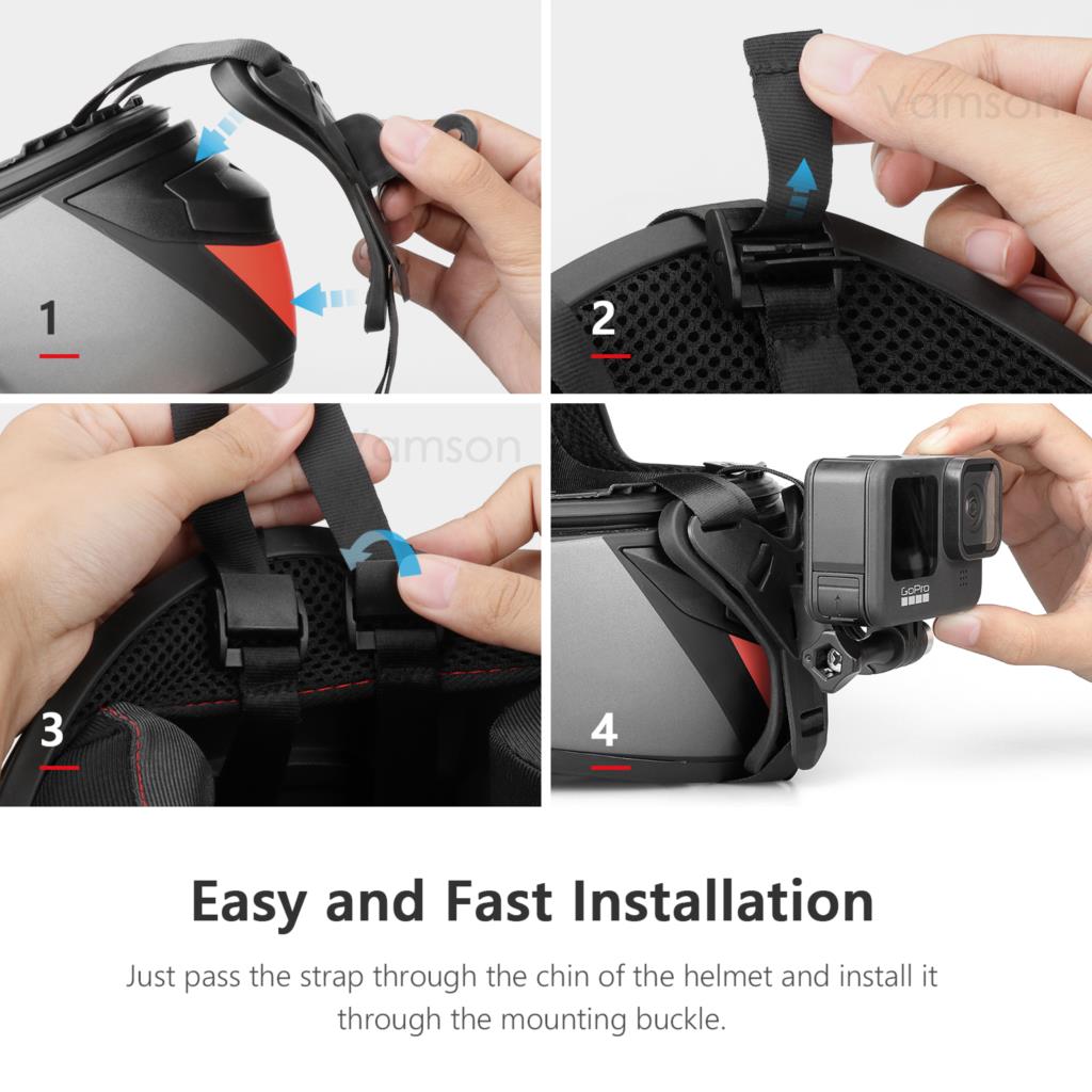 Vamson for Gopro Hero 11 10 9  - Skull Cap Helmet Liner ulasan dan harga
